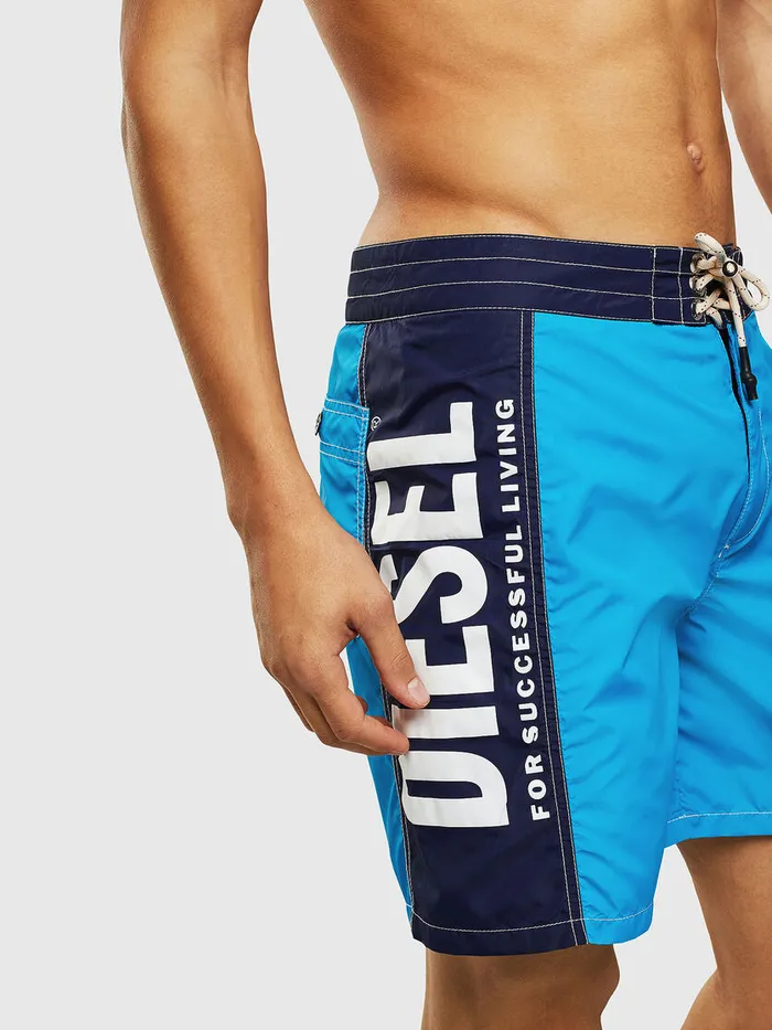 Diesel Beachwear Mens BMBXWAVELONGF BlueBlack