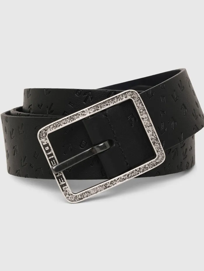 Diesel Belts Mens BREVERSE BlackBlue For Sale