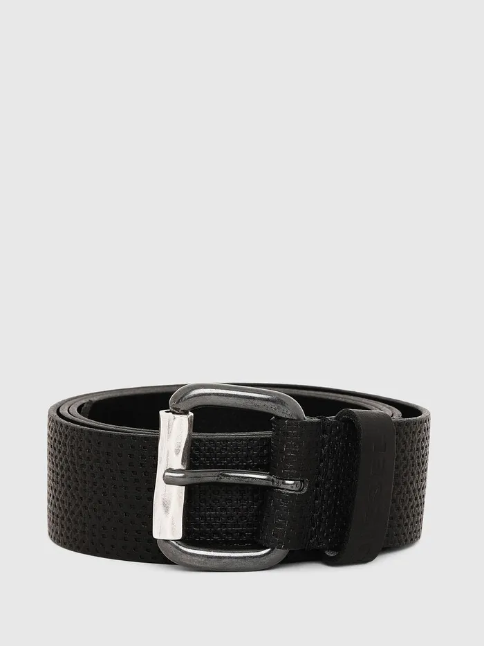Diesel Belts Mens BROLLY Black Leather Near Me