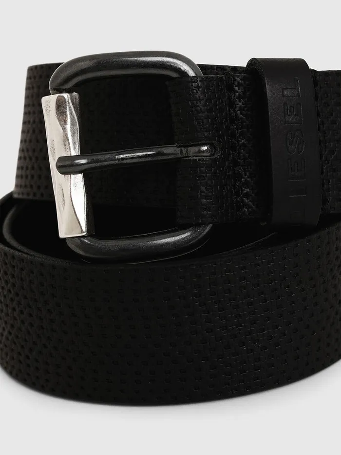 Diesel Belts Mens BROLLY Black Leather Near Me