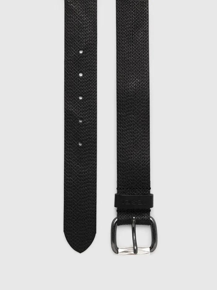Diesel Belts Mens BROLLY Black Leather Near Me