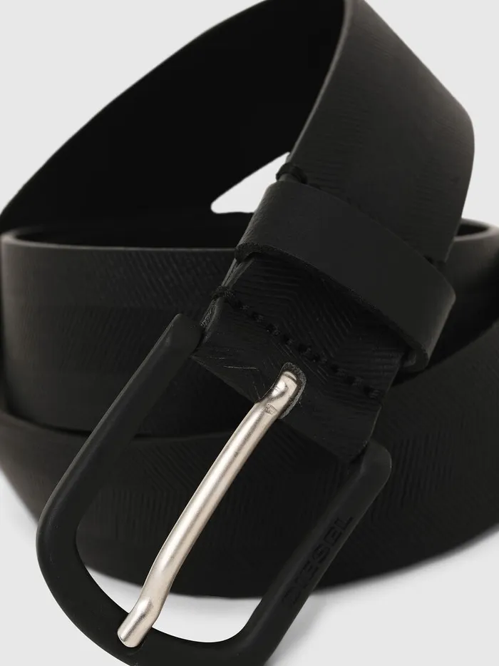 Diesel Belts Mens BSPIGA Black For Sale