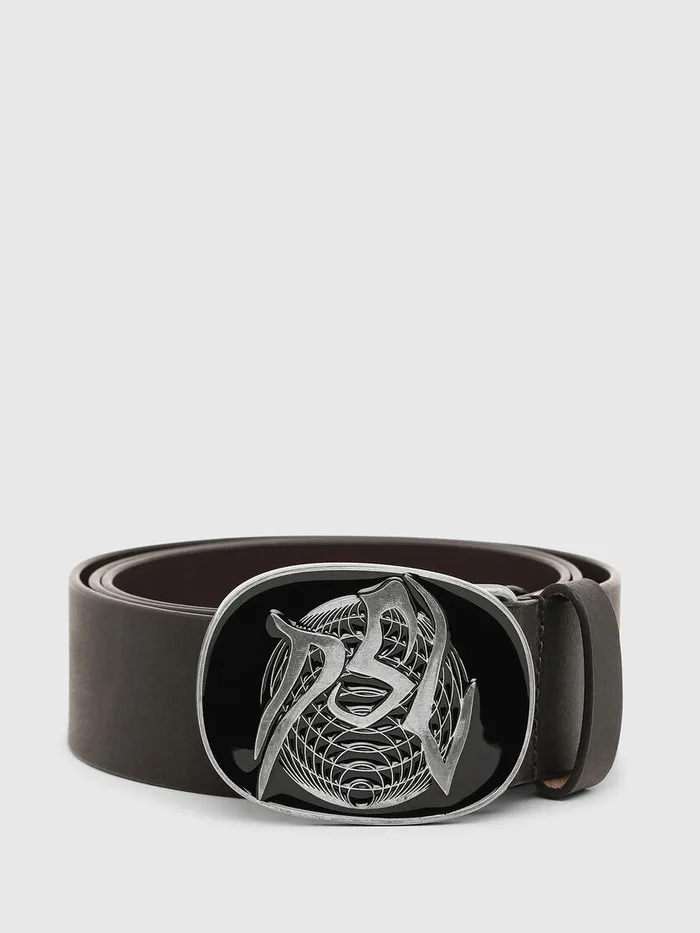 Diesel Belts Mens BVASCKY Dark Brown On Sale