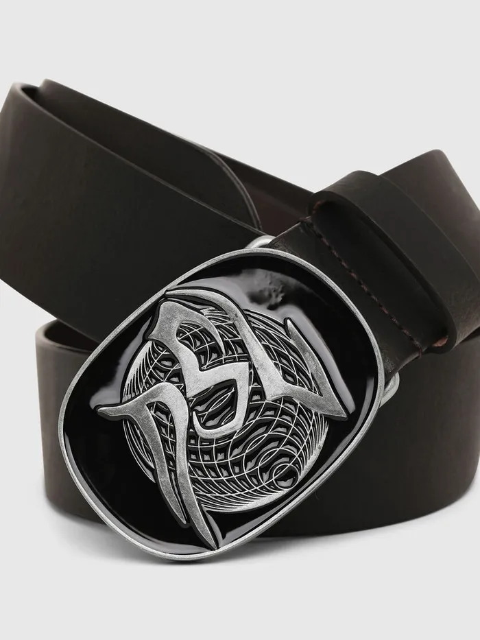 Diesel Belts Mens BVASCKY Dark Brown On Sale