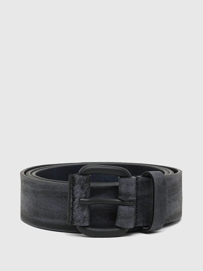 Diesel Belts Mens BVYNTA BlueBlack Gift for Friend