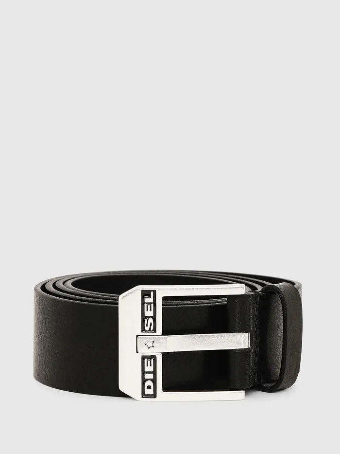 Diesel Belts Mens BLUESTAR BlackSilver Gift 4 You