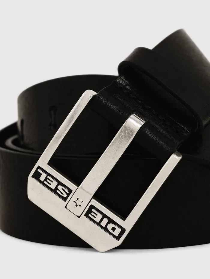 Diesel Belts Mens BLUESTAR BlackSilver Gift 4 You