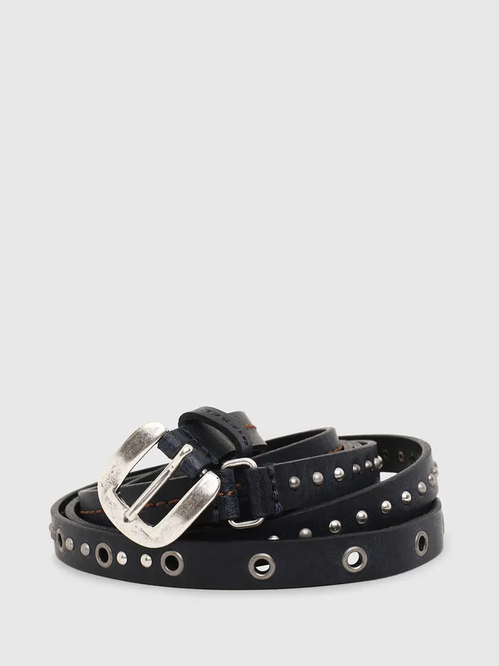 Diesel Belts Womens BDOUST Dark Blue Popular