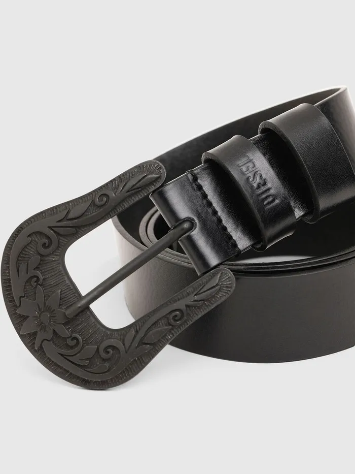 Diesel Belts Womens BLONTEX Black On Sale
