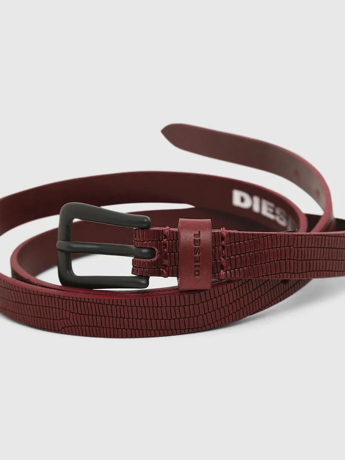 Diesel Belts Womens BMONO Bordeaux Cheap On Sale
