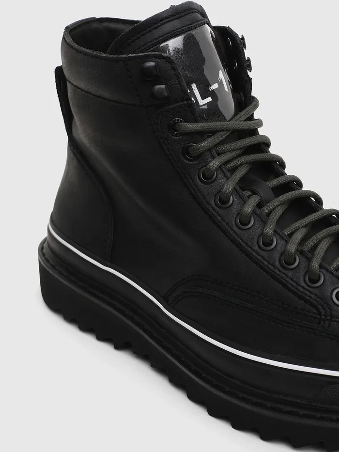 Diesel Boots Mens HSHIROKI DMBB Black Near Me