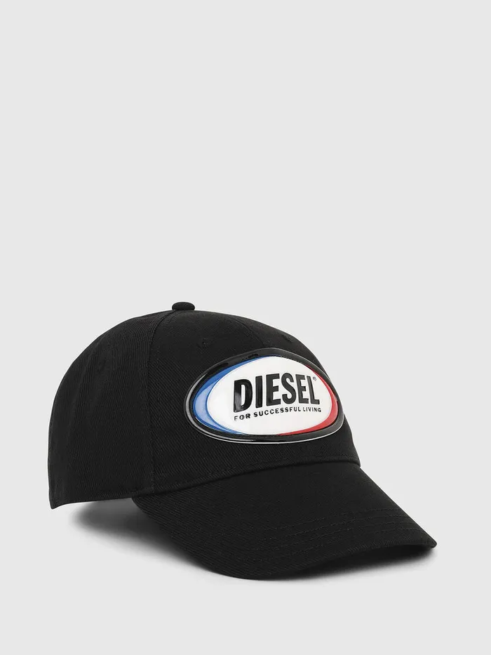 Diesel Caps Gloves And Scarves Mens CDIAZ Black Cheap On Sale