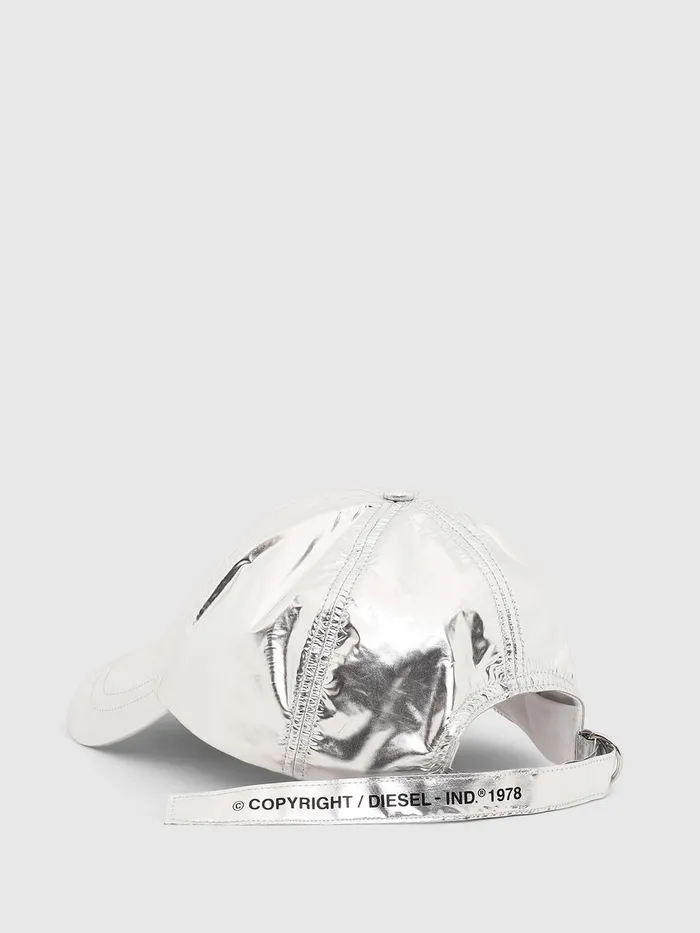 Diesel Caps Gloves And Scarves Mens CIBRAME Silver On Sale