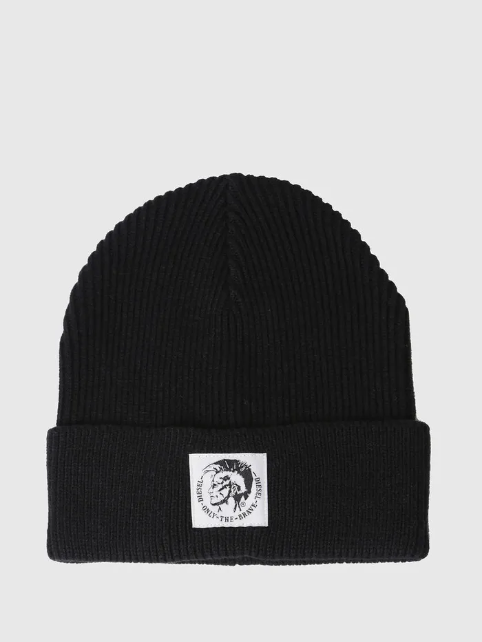 Diesel Caps Gloves And Scarves Mens KCODER Black Popular