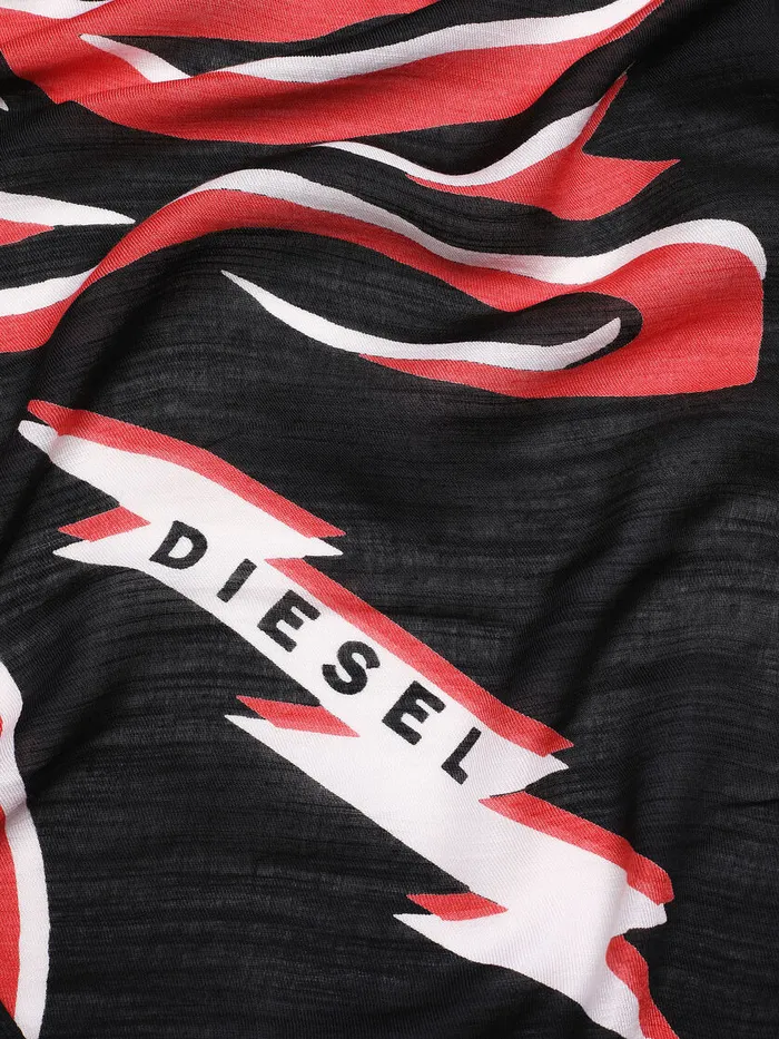 Diesel Caps Gloves And Scarves Mens SLUCAS BlackRed Gift 4 You