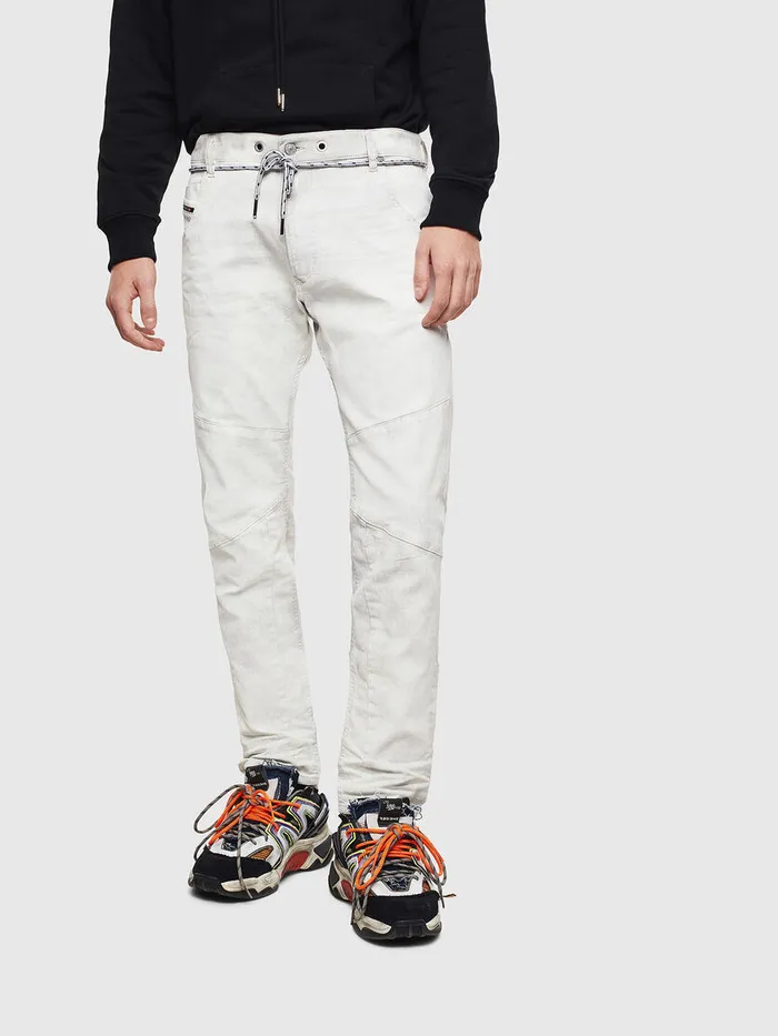 Diesel Carrot Mens DLuhic JoggJeans 069LZ White Gift Ideas