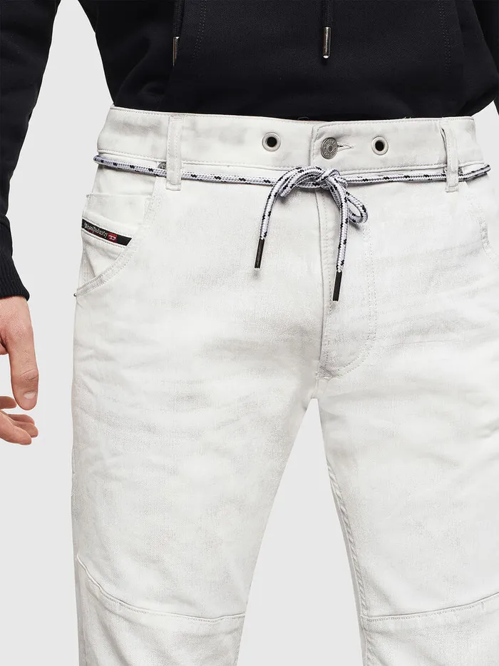 Diesel Carrot Mens DLuhic JoggJeans 069LZ White Gift Ideas