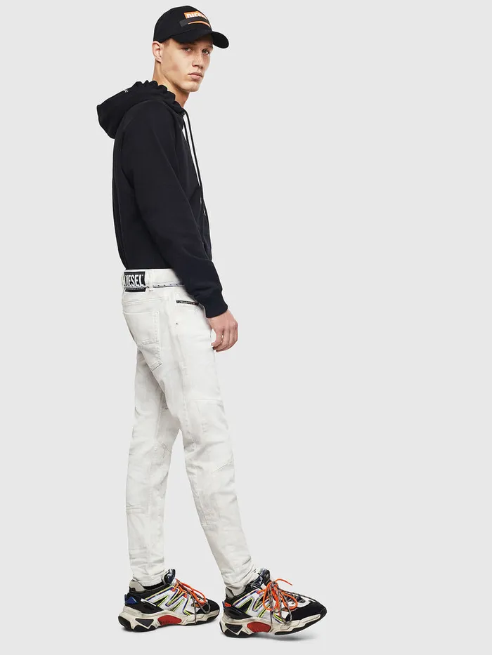 Diesel Carrot Mens DLuhic JoggJeans 069LZ White Gift Ideas