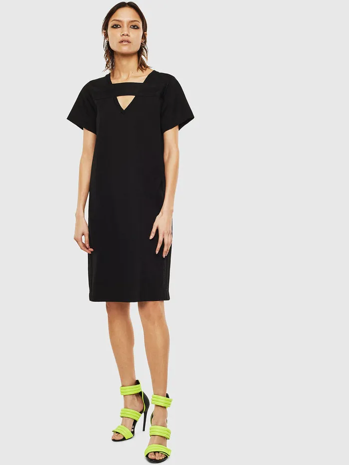 Diesel Dresses and Jumpsuits Womens DSTRIPE Black