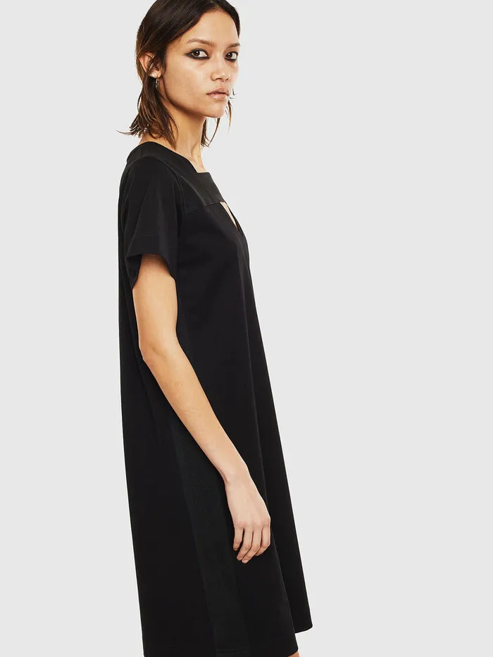 Diesel Dresses and Jumpsuits Womens DSTRIPE Black