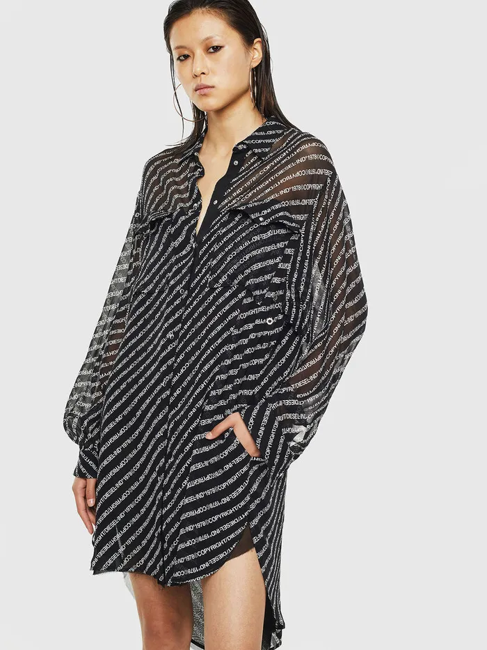 Diesel Dresses and Jumpsuits Womens DSUPERIOR Black