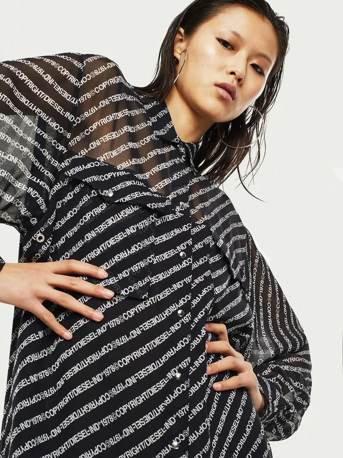 Diesel Dresses and Jumpsuits Womens DSUPERIOR Black
