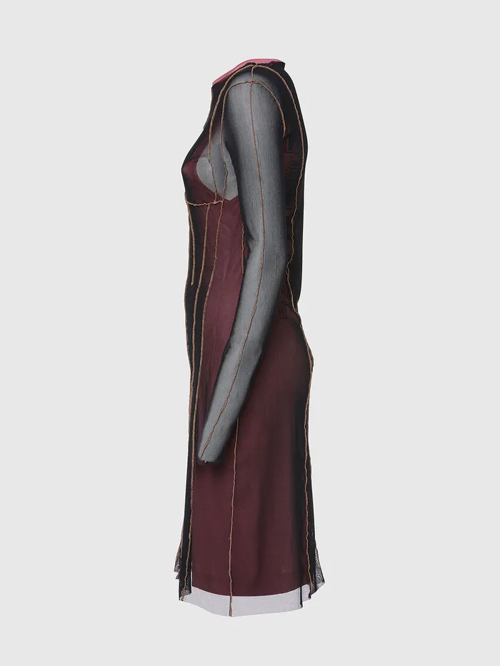 Diesel Dresses and Jumpsuits Womens DVINA PinkBlack