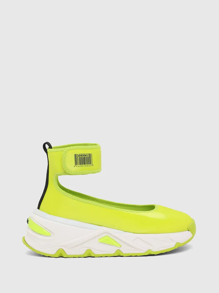 Diesel Flats Womens SHERBY BA W Yellow Gift for Friend