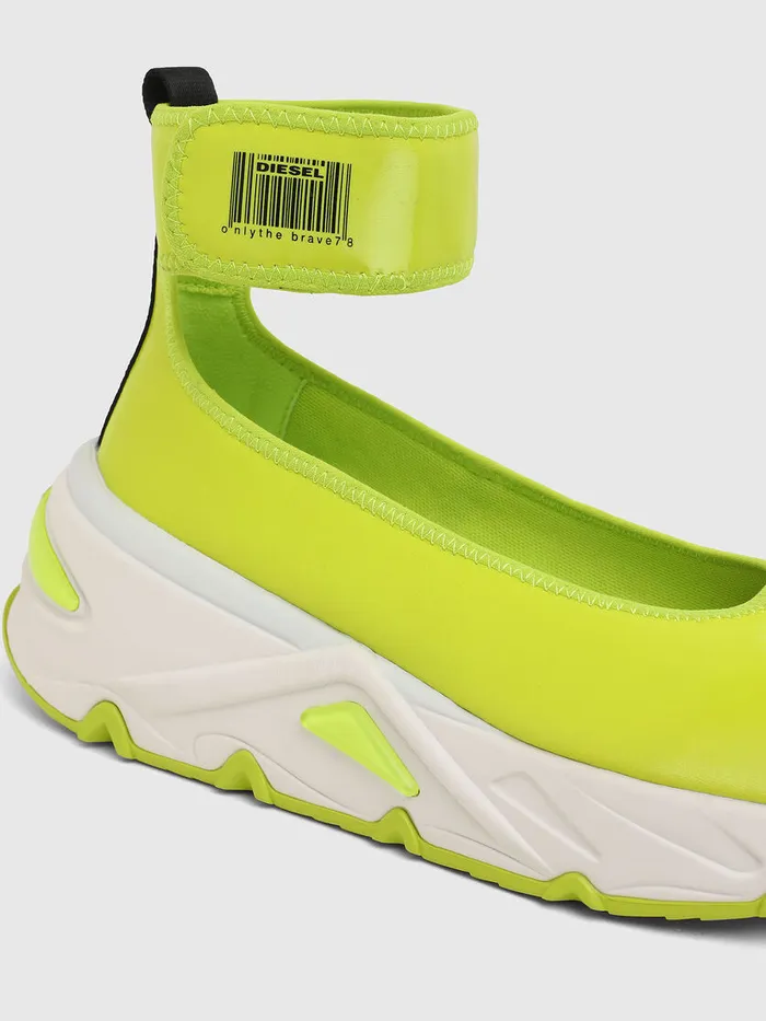 Diesel Flats Womens SHERBY BA W Yellow Gift for Friend
