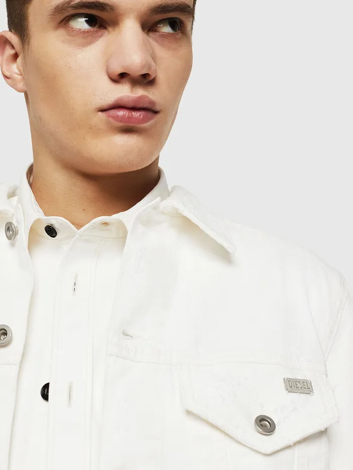 Diesel Jackets Mens DBRAY White