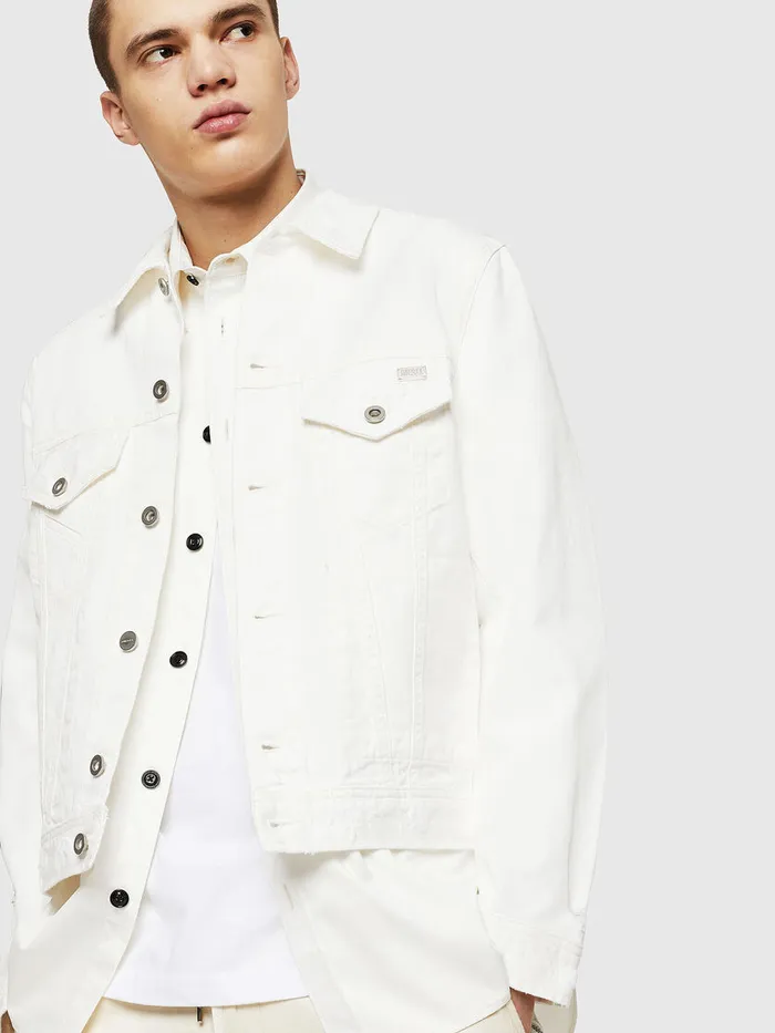 Diesel Jackets Mens DBRAY White