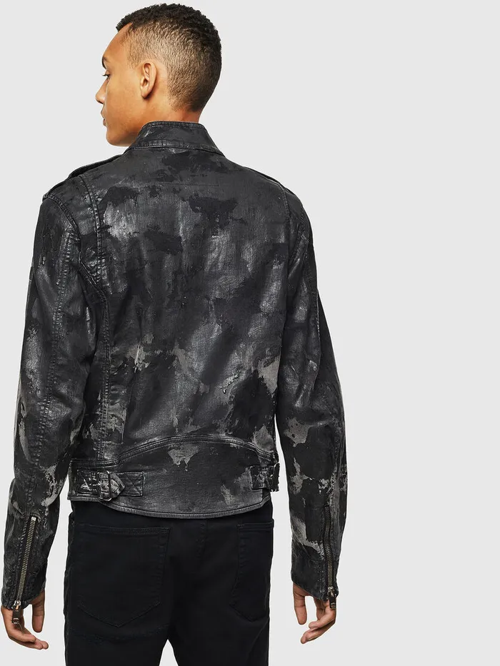 Diesel Jackets Mens DJEISP1 JOGGJEANS BlackDark grey Online
