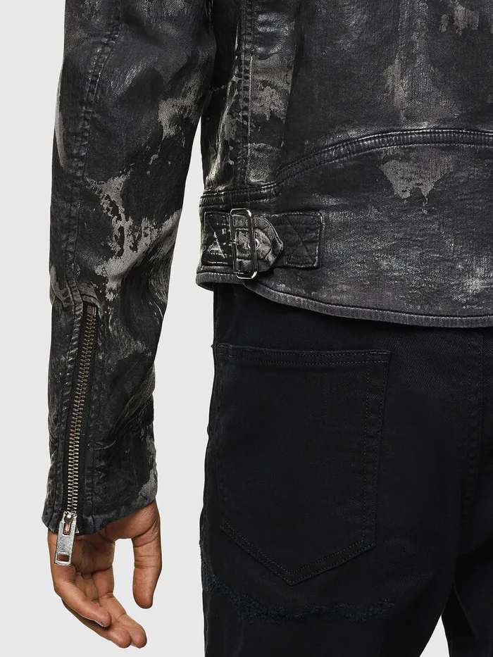 Diesel Jackets Mens DJEISP1 JOGGJEANS BlackDark grey Online