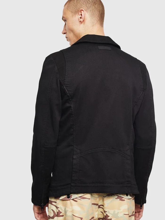 Diesel Jackets Mens DNYACK JOGGJEANS Black Gift 4 You
