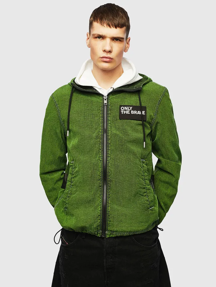 Diesel Jackets Mens JHEADIN Green