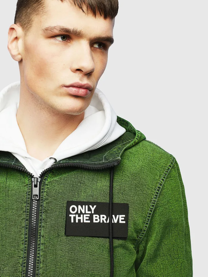 Diesel Jackets Mens JHEADIN Green