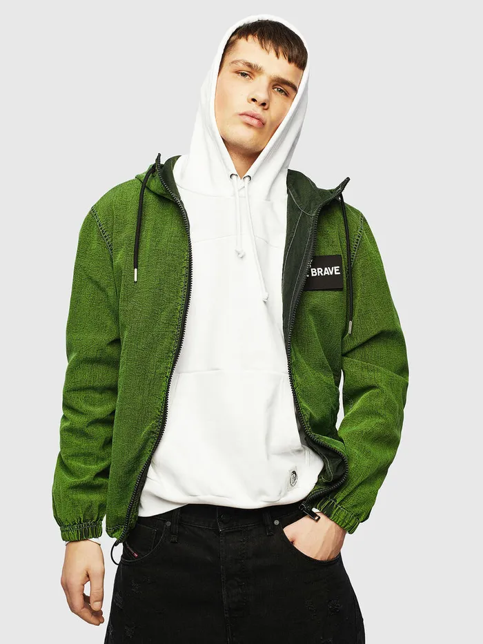 Diesel Jackets Mens JHEADIN Green