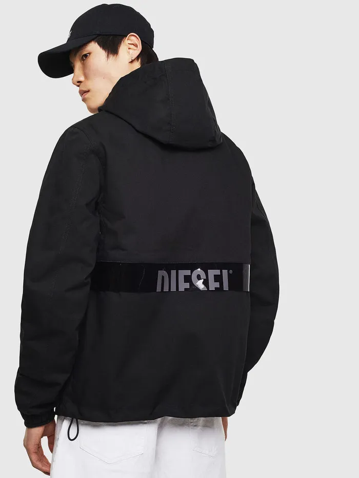 Diesel Jackets Mens JLINE Black