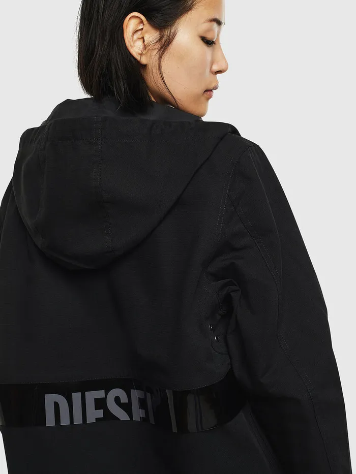 Diesel Jackets Mens JLINE Black
