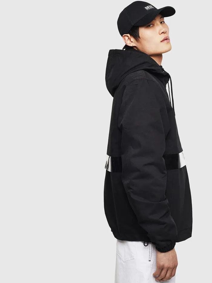 Diesel Jackets Mens JLINE Black