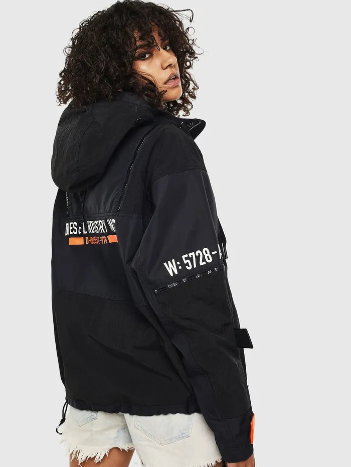 Diesel Jackets Mens JREED Black