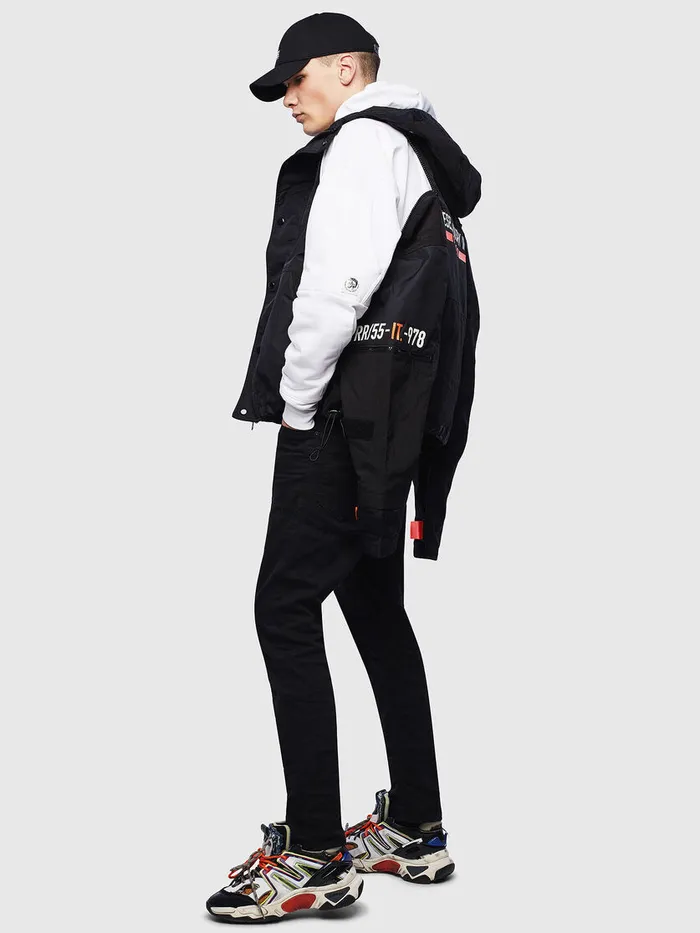 Diesel Jackets Mens JREED Black