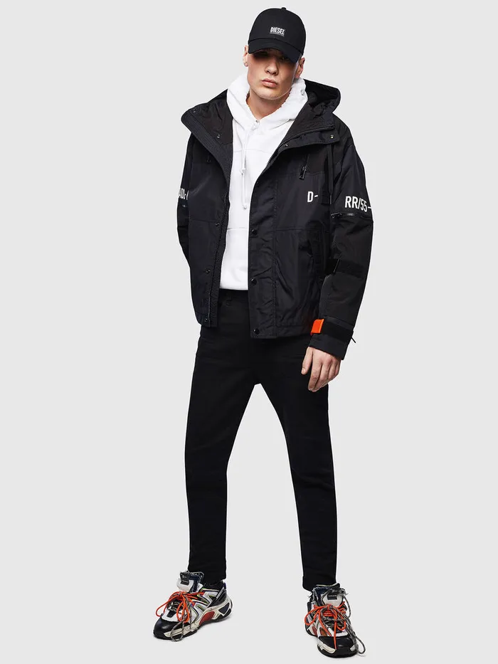 Diesel Jackets Mens JREED Black