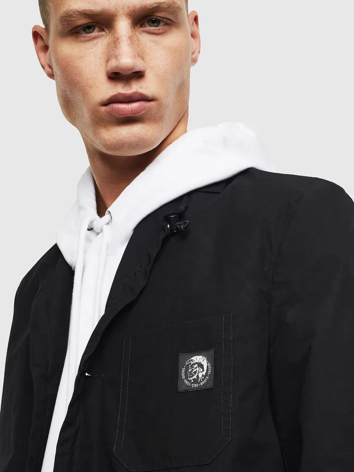 Diesel Jackets Mens JREY Black