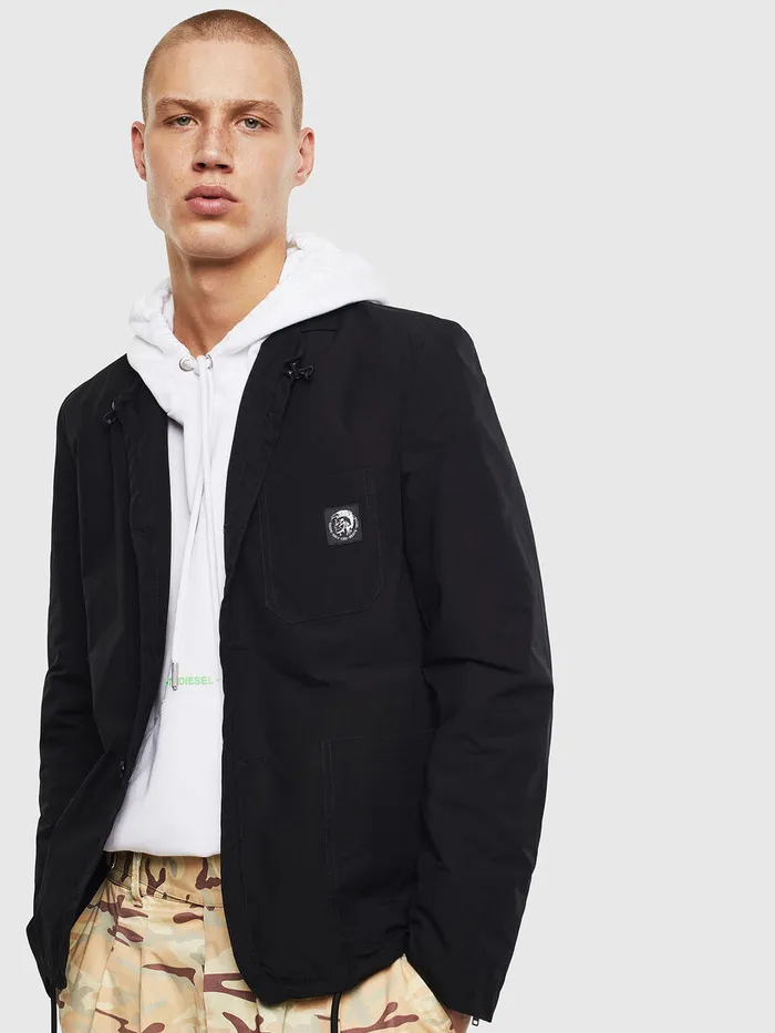 Diesel Jackets Mens JREY Black