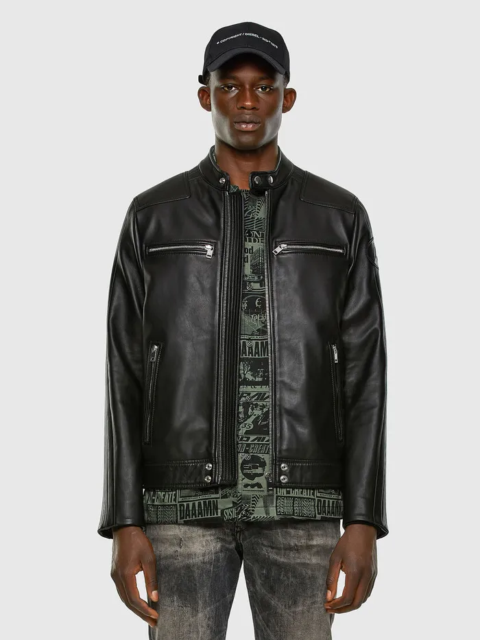 Diesel Jackets Mens LBOY Black