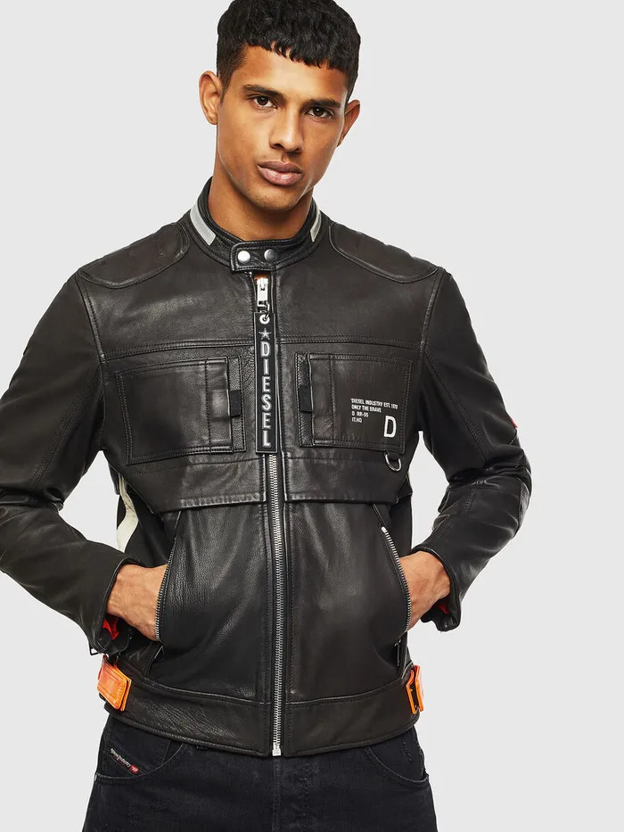 Diesel Jackets Mens LDIXON Black