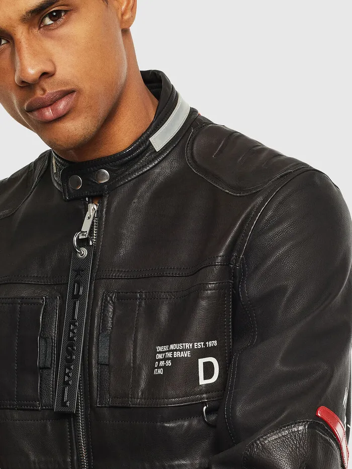Diesel Jackets Mens LDIXON Black