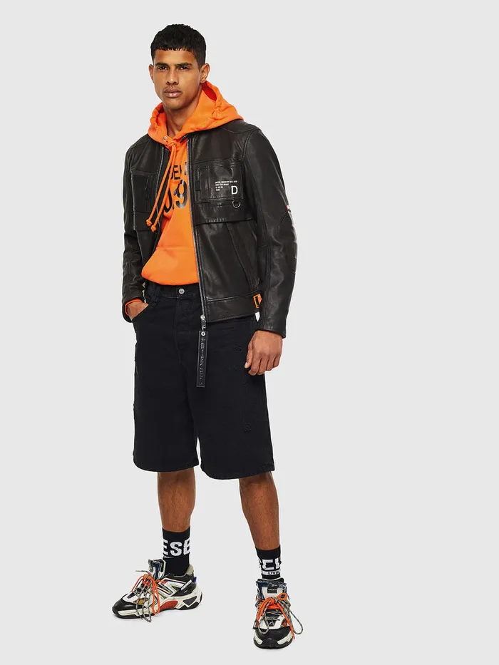 Diesel Jackets Mens LDIXON Black