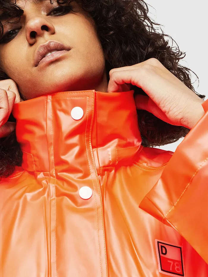 Diesel Jackets Womens GTAKYA Orange